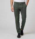Front view of Brango Original men's dark slate grey vanguard move stretch pants featuring a clean flat-front design.
